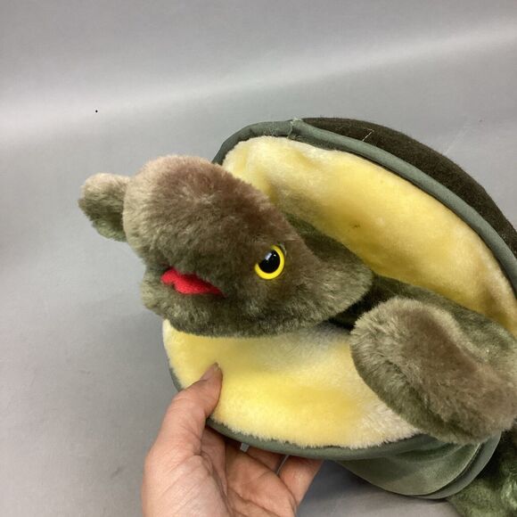Folkmanis Decorative Plush Turtle Tortoise Hand Puppet - 14” - Picture 9 of 9